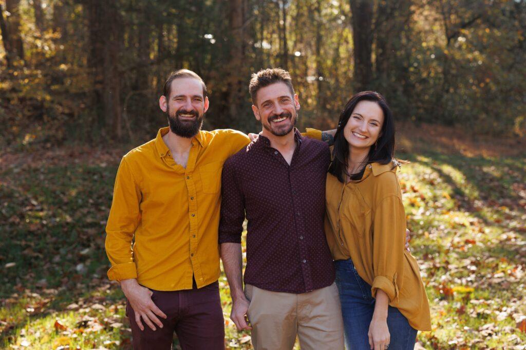 Tyler, Tristan, and Katie, owners of Accent Cellars